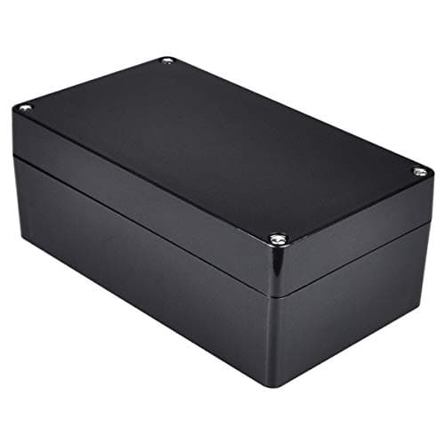 Image of Therlan Waterproof Plastic Junction Project Box ABS IP65 Electronic Enclosure 158 x 90 x 60 mm (Black)