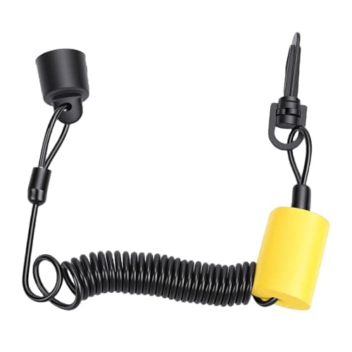 Image of Yosoo Health Gear Floating Safety Lanyard, ABS Foam Tether for 2014 Programmable D.E.S.S Key Replacement and Anti Theft Solution for Watercraft