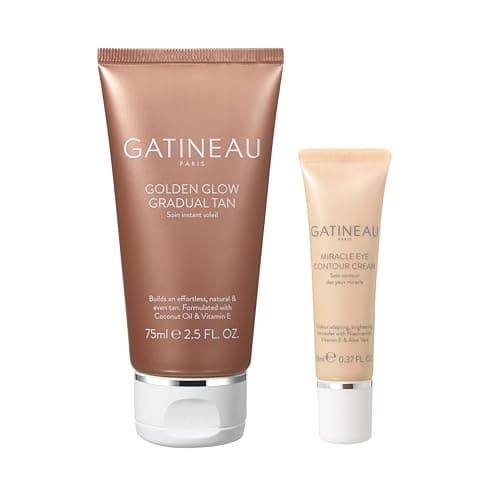 Image of Gatineau - Miracle Eye Contour Cream (11ml) + Golden Glow Gradual Tan (75ml) Duo Beauty Skincare Treatments