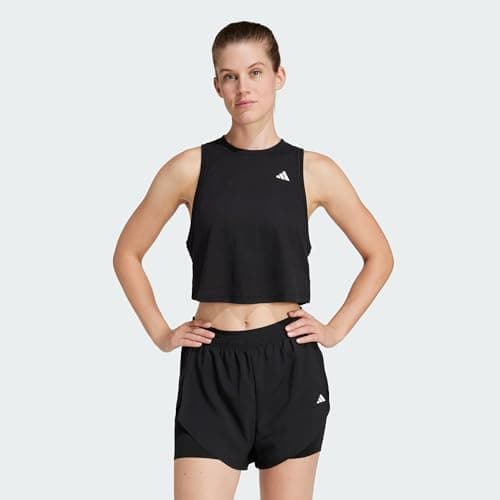 Image of adidas Women's Train Essentials Boxy Workout Tank, Black, L