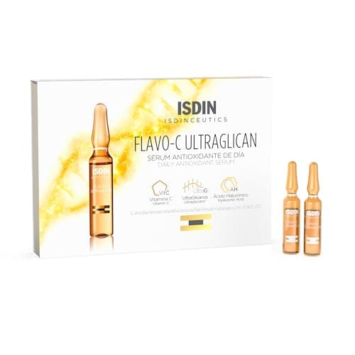 Image of ISDIN Isdinceutics Flavo-C Ultraglican Antioxidant Day Serum (10 ampoules)