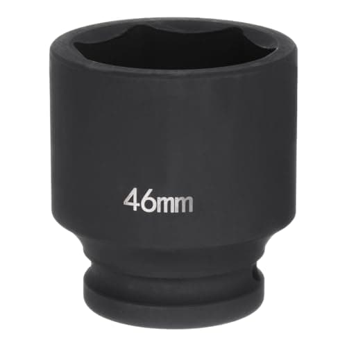 Image of sourcing map 6-Point Impact Socket 3/4" Drive 46mm Metric 40Cr Alloy Steel Spindle Axle Nut Impact Socket