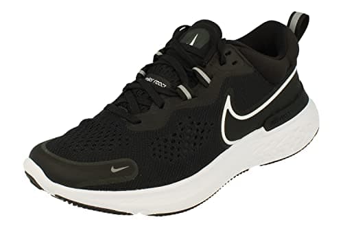 Image of NIKE React Miler 2 Mens Running Trainers CW7121 Sneakers Shoes (UK 6 US 7 EU 40, Black White Smoke Grey 001)