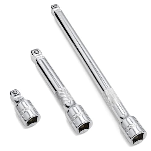 Image of DAKCOS 1/2 Inch Drive Wobble Extension Bar, 3 Pieces Wobble Socket Extension Bar Set, Extensions Socket Tool, CR-V Steel