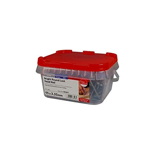 Image of Timco Round Lost Head Nails - 65mm x 3.35mm - 2.5kg