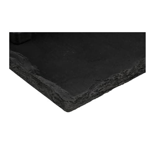 Image of Dimplex Hearth Pad, Slate Effect Resin Hearth Mat, Slate Grey Accessory for Electric Flame Effect Stoves and Electric Freestanding Fires, Size: 1.5(H) x38(D) x 80(W) cm