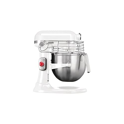 Image of KitchenAid Professional 325 W Stand Mixer 5KSM7990XBWH, White, Capacity: 6.9 Litre, 10 Speed, Planetary Mixing Action - Includes Stainless Steel Whisk, Flat Beater, Dough Hook & Wire Guard, CB575
