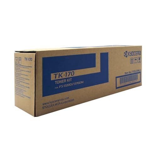 Image of Kyocera TK-170 K Toner Black, Original Premium Printer Cartridge 1T02LZ0NLC for ECOSYS P2135d, ECOSYS P2135dn, FS-1320D, FS-1370DN