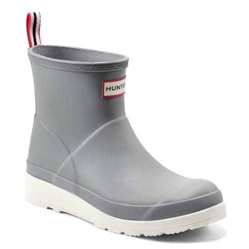 Image of Hunter Women's Play Short Rain Boot, Medium Gray, 7 UK