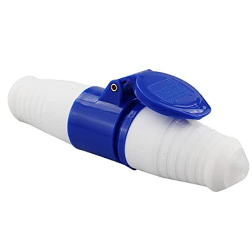 Image of 16 Amp 240v Site Trailing Plug & Socket 230v 16a 3 Pin PCE 240 Volt Blue Hook Up, 1 Set