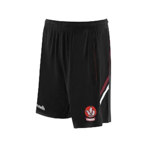 Image of O'Neills Kids Derry Sedona Shorts Junior Black/Salsa/Red 13 Years