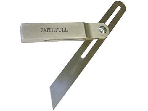 Image of Faithfull 250mm Aluminium Sliding Bevel Stainless Steel Blade