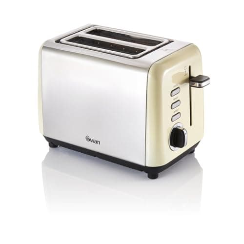 Image of Swan TownHouse 2 Slice Toaster Stainless Steel ST14015 (1, CN (Cream))