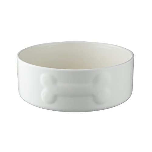 Image of Mason Cash Colour Mix Cream Dog Bowl 20cm |1.5 Litre Capacity |Stoneware Pet Bowl for Food & Water | Dishwasher, Freezer & Microwave Safe