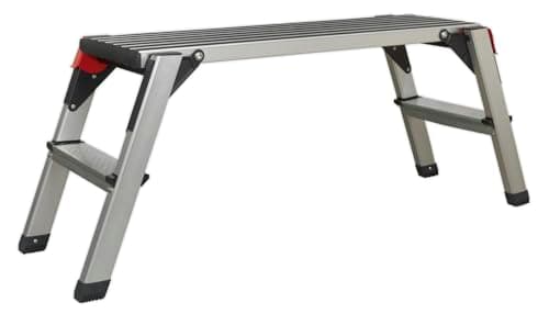 Image of Sealey 4-Way Aluminium Adjustable Height Folding Platform Ladder EN 131 - AFPL2