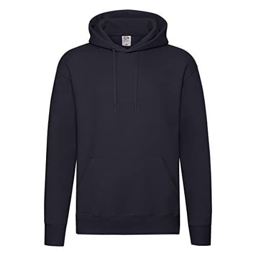 Image of Fruit Of The Loom 62152 Premium Hooded Sweatshirt - Deep Navy - M