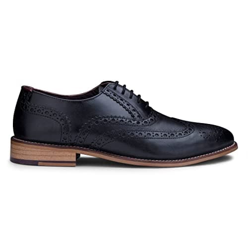 Image of London Brogues Gatsby Brogue Shoe 10 UK Black