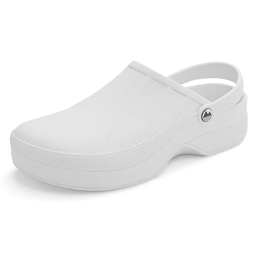 Image of Lakeland Active Men's Allonby Garden & Work Clogs Waterproof Wide Fit - White - 9 UK