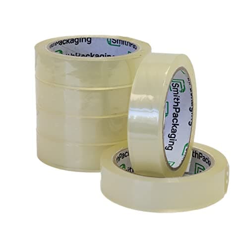 Image of SmithPackaging Clear Sticky Tape 24mm x 66m Pack of 6 Rolls