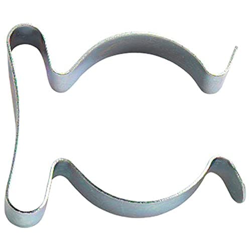Image of Merriway BH05863 (25 Pcs) Tool Storage Clip Spring Steel Bright Zinc Plated, 32mm (1.1/4 inch) - Pack of 25 Pieces