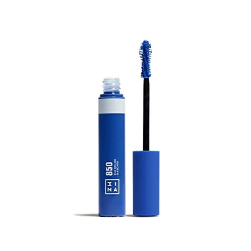 Image of 3ina MAKEUP - The Color Mascara 850 Blue with Vegetal Keratin Volume and Lift Long-Lasting Flake Free Lengthening for Sensitive Eyes Vegan Cruelty Free, 31.0 grams, 14.0 milliliters, Pack of 1