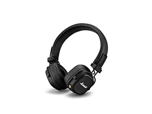 Image of Marshall Major IV On Ear Bluetooth Headphones, Wireless Earphones, Foldable, 80+ Hours Wireless playtime- Black