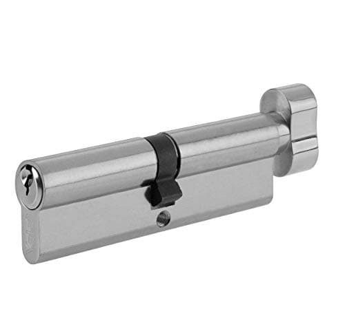 Image of Yale P-ET3535-SNP - Euro Cylinder Lock - Thumbturn - 35/35 (80mm) / 35:10:35 - Nickel Finish - Standard Security