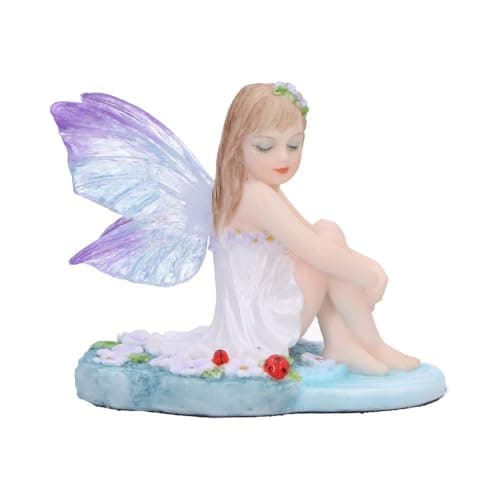 Image of Nemesis Now Fairy Figurine, Hand-painted Decorative Statue, Decor for Garden Shelf and Home - Jenna the Water Fairy