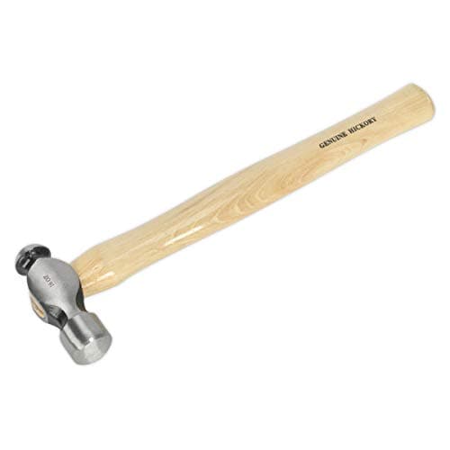 Image of Sealey BPH16 Ball Pein Hammer 1lb Hickory Shaft