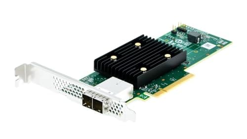 Image of Broadcom HBA 9500-8e Tri-Mode - Storage controller - 8 Channel - SATA 6Gb/s/SAS 12Gb/s/PCIe 4.0 (NVMe) - PCIe 4.0 x7