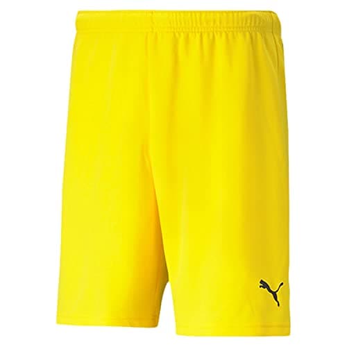 Image of Puma Football teamRISE Men's Shorts Yellow Black Size XL