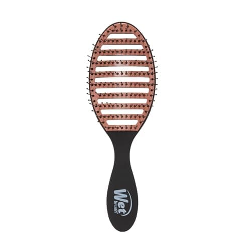 Image of Wet Brush Ceramic Speed Dry Detangler with Heat Resistant Heatflex Bristles and Open Vent Design to Dry Hair Faster, For All Hair Types, Black