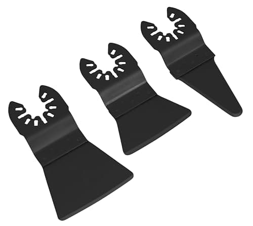Image of Sealey Multi-Tool Scraper Blade Set 3pc Quick Change - SMTB3