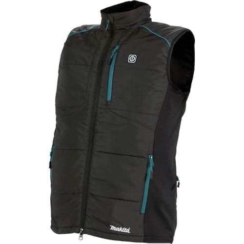 Image of Makita DCV202ZL 14.4V to 18V Li-ion LXT Heated Vest - Batteries and Charger Not Included, Black