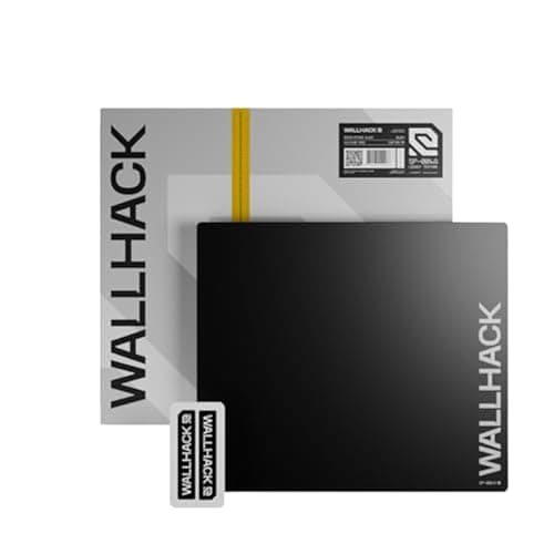 Image of Wallhack SP-004A Glass Gaming Mouse Pad – 4th Gen Micro-Etched Surface, Medium Mousepad for Esports, Ultra-Fast Glide with Stopping Power, Tempered Glass, Durable & Portable, 390×450 mm | Black