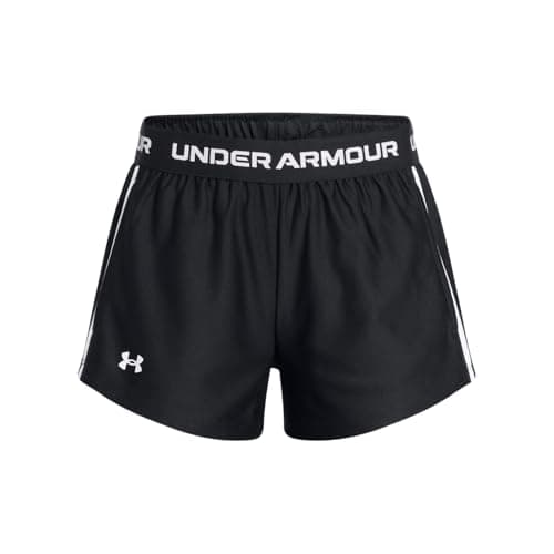 Image of Under Armour Girl's G Tech Play Up Short Pants Black, Young Large / 146-156