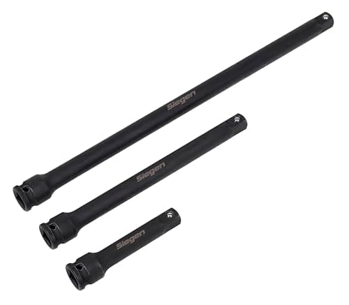 Image of Siegen by Sealey Impact Extension Bar Set 3/8" Sq Drive 3pc - S01321
