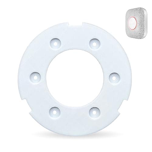 Image of Sactulaz Replacement Mounting Plate for Google Nest Detector/Protector Gen2, Replacement Part Backplate for Google Nest 2nd Gen Smoke Detector Alarm
