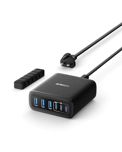 Image of Anker USB C Charger, 6 Port Charging Station with 112W Power, for iPhone 17/16/15/14/13/12 Series, MacBook, Galaxy, iPad, and More (Cable Not Included)