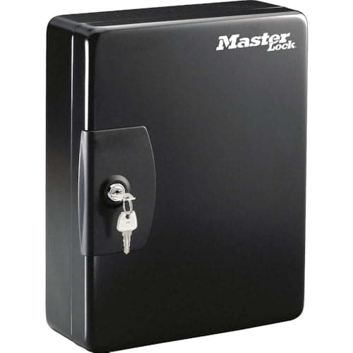 Image of Master Lock Key Cabinet [Wall Mounted] [50 Key Hooks] KB-50ML - Includes 50 Key Tags and Labels