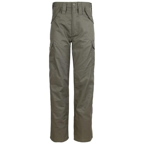 Image of Fort - Combat Trousers - Cargo Trousers - Green, Size 36W / 32L - Work Trousers for Men - Multi Pockets - Removable Drawcords - Mens Work Trousers