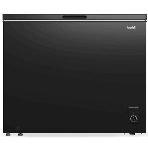 Image of Baridi 199L Freestanding Chest Freezer with Adjustable Thermostat, Black - DH151