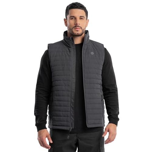 Image of ATG mens Quilted Vest, Asphalt Grey, XXL