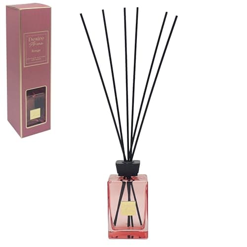 Image of Lesser & Pavey Desire Aroma Rouge Diffuser 500ml For Home & Office | Long-Lasting Reed Diffuser With Sticks | Elegant Aromatherapy For Fragrance & Air Freshener | Lovely Gift For Women & Men