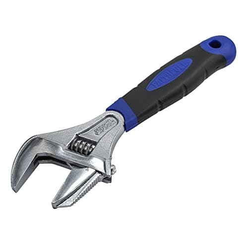 Image of Faithfull Wide Mouth Adjustable Wrench Spanner 200mm (8in) 46mm Cap Reversable Jaw