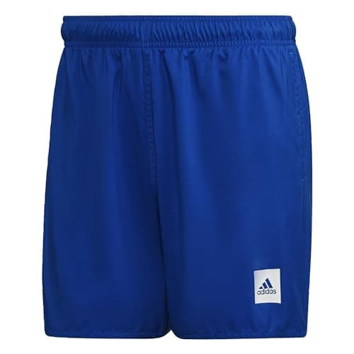 Image of adidas Men's Short Length Solid Swim Shorts, Team Royal Blue, S