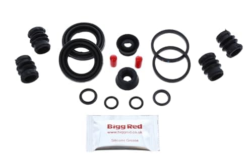 Image of Bigg Red – REAR L & R Brake Caliper Seal Rebuild Repair Kit (3419) – Fits SEAT IBIZA IV