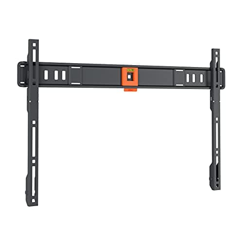 Image of Vogel's TVM 1605 fixed TV wall bracket for 40-100 inch TVs, Max. 165 lbs (75 kg), Flat TV wall mount, Max. VESA 600x400, Universal compatibility