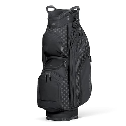 Image of Bag Boy CB-100 Golf Cart Bag, Black/Stars & Stripes