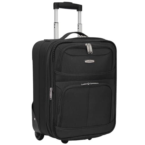 Image of ARIANA® Lightweight Luggage Trolley Carry On Suitcase Travel Bag Hand Luggage - Easyjet underseat Cabin Bag 45x36x20cm